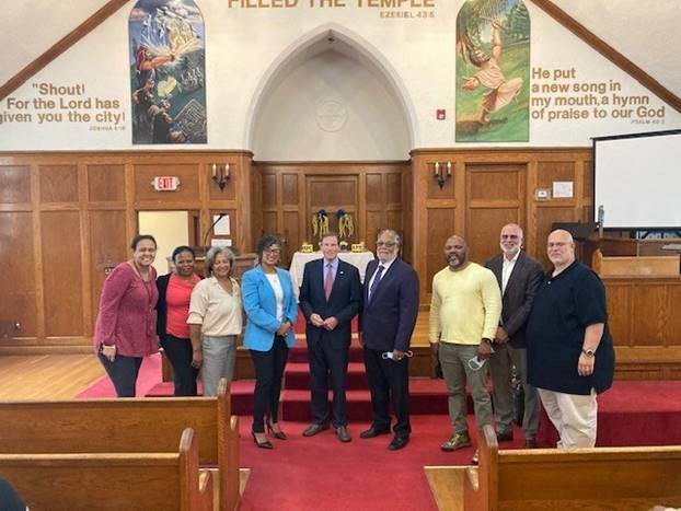 Blumenthal visited Hartford’s Youth Challenge. 